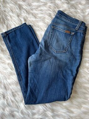 Joes Jeans Kelsie Jeans Women's 32x29 Mid Rise Cropped Medium Wash